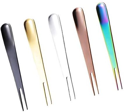 BESTonZON 5pièces Fourchettes à Fruits Acier Accessoires De Table Élégants Pour Bar Et