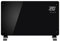 Suprills Electric Heater Glass Panel Radiator,1.5kw Thermo Convector, Wall Mounted Black, Energy Efficient Heaters for Home Electric Glass Panel Heater, Free Standing with Remote Control & Day Mode