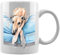 Windhund Auf Blauem Bett Keramikbecher Weißes Kaffee Tee Wasser Tasse Büro Home Ceramic White Mug Cup
