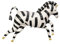 XXL Folienballon Zebra süßes Zebra Ballon Deko Geburtstag Kindergeburtstag Mädchen Junge Geschenk Kinder Motto Safari Savanne Ballon 100cm