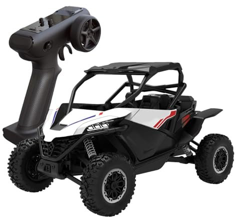 Baoblaze RC Rock Crawler, Hochgeschwindigkeits-RC-Truck im Maßstab 1:12, ferngesteuertes Auto für Kinder, Erwachsene, Teenager, Kinder, Weiß