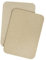 DIN A5 Blanko Karten Set mit runden Ecken zum Basteln und Selbstgestalten 300 g/m² Fotokarton Kraftpapier Graspapier (Graspapier 300g/m², 25 Karten)