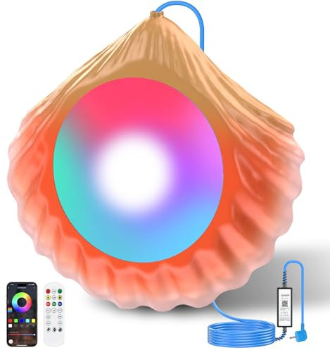 LyLmLe Luci Piscina LED per Fuori Terra, 20W RGBW Magnetica Lampada da Piscina con Trasformatore e Timer,800lm, 12V Luce per Piscine Regolabile Impermeabile IP68 per Piscine con in Acciaio, Cavo 10m