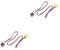 ibasenice 2 Pezzi Chitarra Acustica Mandolino Ukulele Pickup Pickup Parti Amplificatore Precablato