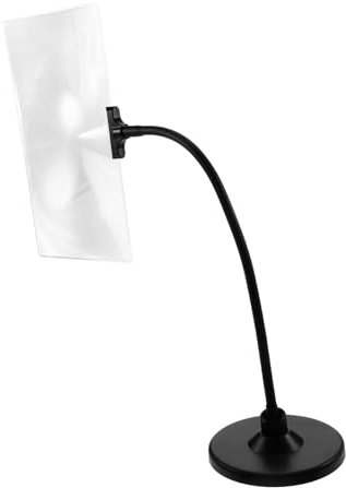 Tischlupe 4 Stück mit Flexiblem Schlauch, Abnehmbar, Schwarz