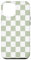 iPhone 12 Pro Max Sage Green Checkered Sage Green And White Checkered Case