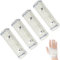 NathrBTV Lot de 4 Bande de Crêpe Médicale 4,5m x 15cm Bandage Extensible Bandage Hypoallergénique en Coton Secours Bandage Elastique Bandage Sports Bande pour Poignet pour Blessures Sportives Écorchur