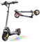 Trottinette électrique adulte, 800 W, pot maximum, batterie 48 V, 12,5 Ah, autonomie 25-30 km. Système de double freinage, trottinette pliable en alliage d'aluminium, capacité de charge de 120 kg