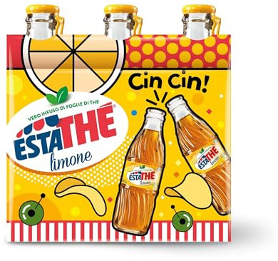 Estathé Bevada di Thé al Limone in vetro, 3 bottiglie da 0,25cl