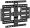 monTEK 1.1 Ultra Slim TV Wall Bracket for 37-75 Inch TVs, Heavy Duty TV Bracket 132lbs, Full Motion Articulating TV Wall Mount, Max VESA 400x400mm, Fits 16/18 Studs