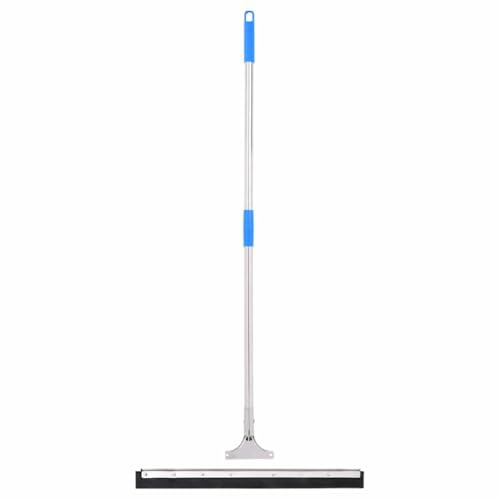 Ordellia Palanca de agua con mango de 60 x 122,5 cm, acero y goma, mopa de suelo para azulejos, baño, baño, cocina, suelo, garaje y terraza, con 8 tornillos para superficies húmedas