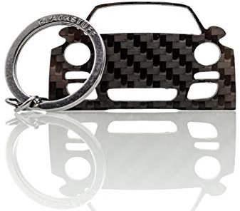 BlackStuff Carbon Karbonfaser Schlüsselanhänger Kompatibel mit 997 Carrera Targa Turbo 911 2012-2014 BS-111