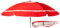 Joy Summer Ombrellone in Alluminio Spiaggia Mare con Camino Anti-Vento Ultra Leggero PANAREA - Rosso
