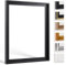 Bildershop-24 Schattenfugenrahmen Lemgo für Keilrahmenbilder und Leinwände 18x24cm Schwarz matt