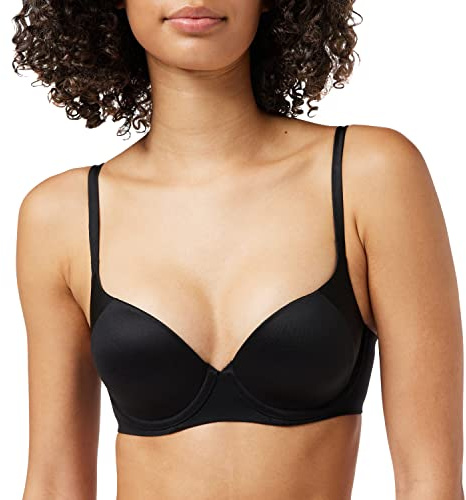 Triumph Damen BH Body Make-up Soft Touch WP EX, mit Bügel, Gepolstert, Verstellbare Träger, 90A, Schwarz