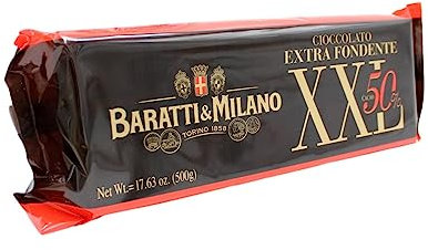 Tavoletta cioccolato extra fondente 500g