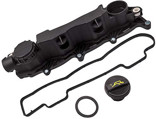 MaXpeedingrods 30735093 Ventildeckel mit Ventildeckeldichtung für Citroen Berlingo B9 MF für Citroen C3 C4 C5 für Fiat Scudo für Mazda für Peugeot 206 207 307 407 1007 für Ford