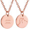 AFSTALR Sternzeichen Kette Wassermann Rosegold für Damen Horoskop Kette Mutter Tochter Freunde Geburtstagsgeschenk