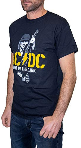 AC/DC Herren Power Up T-Shirt, Shot in The Dark, 4XL