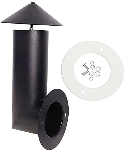 Homesicker Ersatz-Rauchkamin mit Dichtung für Traeger, Pit Boss, Camp Chef und andere Pellet-Grills.