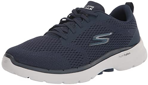 Skechers Go Walk 6 - Bold Vision 124512-NVW, Womens Sneakers,Sports Shoes, Navy, 36 EU