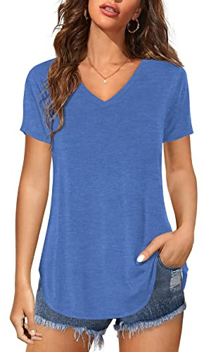 Florboom Womens Henley Neck Long Sleeve Casual T-Shirt Blouses