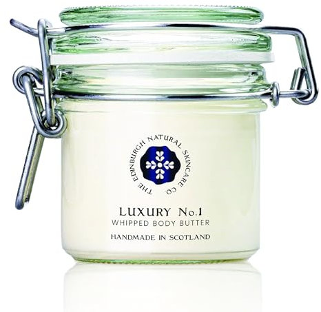 Luxury No.1 Whipped Body Butter | Intensely Moisturising & Nourishing | Enriched With Shea Butter & Coconut Oil | Long-Lasting Hydration | Edinburgh Natural Skincare Company