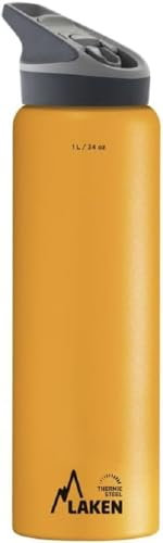 Laken TJ10Y - Termo unisex para adultos, 18/8-1L, color amarillo