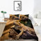 Kinder Bettwäsche Set Bartagamen Gelb Bettwäsche 135x200 cm Jungen Bettbezug für Mädchen Kids Microfaser Himmlische Qualität Betten Set mit 1 Kissenbezug 80x80cm Einzelbett 2