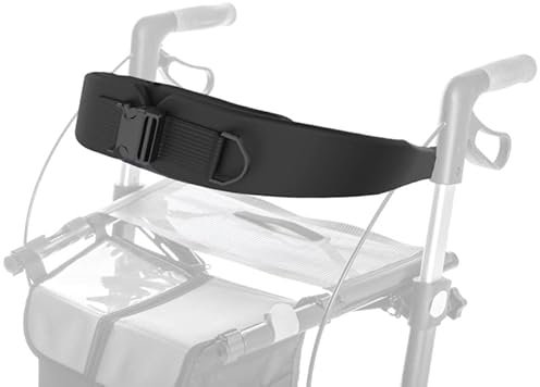 Saljol Rückengurt für den Saljol Carbon Rollator und Allround Rollator, schwarz, verstellbar