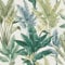 Rasch Papier peint 201062 - Clair - Avec feuilles et feuilles de palmier - Vert et bleu - 10,05 m x 0,53 m (L x l)