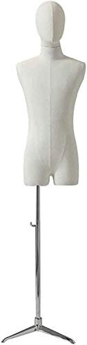 Mannequin-Torso-Körper, männliche Schneiderpuppe, professionelle Schaufensterpuppe, weißer Torso, Models Zeigen Büste, Metallbasis-Männchen