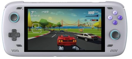 AYN Odin 2 Max Android handheld gaming with high performance Snapdragon 8 Gen 2 Octa-core CPU, Adreno 740 GPU, 16GB RAM, 512GB storage, 6 1080p screen, Wi-Fi 7, Android 13, HDMI.
