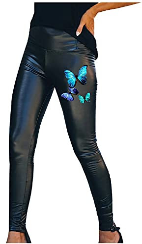 Sporthose Reitleggings Sporthosen Für Damen Lang Damen Thermo Leggings Gefütterte Leggings Damen Mamell Thermostrumpfhose Ski Leggings Damen Wasserdicht(A,XL)