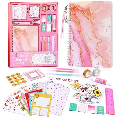 Kids Journals for Girls Diary Teenage Girls Gifts for 4-12 Year Old Girls Gifts Age 4-12 Girls Toys Age 4-12 Craft Kits for Kid Toy for 4-12 Year Old Girls Toys Teen Girl Gifts Girls Birthday Presents