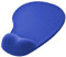 OcioDual Mauspad mit gelkissen Handgelenkauflage, Ergonomische Mousepad mit Handauflage, Mauspad Blau Mouse Pad Weicher Stoff mit Rutschfester Gummibasis für Laser und Optische Mäuse