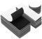 36 Stück Klettband Selbstklebend Extra Stark, 3 Stil Klettverschluss Selbstklebend Doppelseitig, Selbstklebendes Klettband Wiederverwendbar,3x10 cm, 5x5cm,5x10cm (Schwarz)