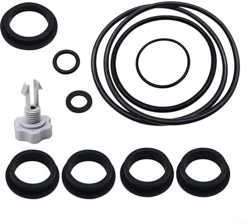 WIIYENA Kit di riparazione parti di ricambio per pompa filtro a sabbia Intex, pompa filtro a sabbia per piscina, valvola di rilascio dell'aria e guarnizione O-Ring, kit di riparazione parti