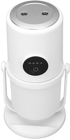 Kühlnebel Luftbefeuchter für Babys zu Hause, 2 Modi, 300 Ml, Leiser USB Ultraschall mit Ständer, Luftbefeuchter mit Top Füllung für den Nachttisch Im (WHITE)