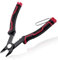 LEONTOOL 6-Inch Wire Cutters Flush Pliers with Supplementary Stripping, 10-20 AWG Wire Stripper Tool Diagonal Cutters Side Cutting Pliers with Safety Lock for Electronics, Jewelry, 3D Printing, Crafts