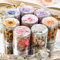 8 Rolls Washi Tape Set, Blumen PET Wide Washi Tapes, Aesthetic Washitape, 50 mm x 2 m Washi Tapes Transparent Sticker, Klebeband Dekoratives, Scrapbook Stickers für Journaling, Aufkleber Dekorative
