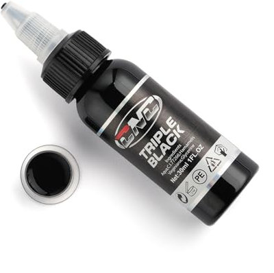 CNC 1oz Tattoo Farbe Schwarz Triple Black Vegan Friendly Tattoo Ink Black Tattoo Supply TI6003-30-031