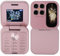 PUSOKEI Mini Téléphone Portable à Rabat 2G avec écran de 1,77, Le Plus Petit Téléphone Portable à Rabat avec Double Emplacement Nano SIM, Radio FM, Caméra Arrière HD, Batterie 1000MAh