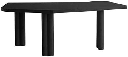 Escritorio De Oficina Escritorio de madera maciza de lujo ligero, escritorio minimalista for jefe, banco de trabajo, mesa de conferencia minimalista moderna, mesa de ordenador for dormitorio y hogar E