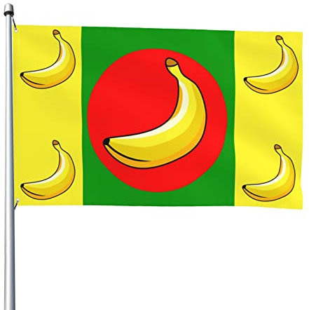 Garten Flagge Flagge Der Bananenrepublik Flaggen Banner Dekoration Fahne Lustige Gartenflaggen, Für Garten, Bauernhaus, 90x150 cm