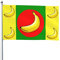 Garten Flagge Flagge Der Bananenrepublik Flaggen Banner Dekoration Fahne Lustige Gartenflaggen, Für Garten, Bauernhaus, 90x150 cm