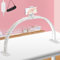 Half Moon Lamp, Half Moon Nail Desk Lamp with Phone Holder, 40W 3 Color Dimmable Nail Light for Desk for Lash Eyelash Extension, Tattoo, Eyebrows, Beauty (Large)