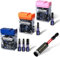 Geinxurn Sicherheit Torx mit Loch Schlagfeste Schraubendreher Bits Set, 90 Stücke 25mm Magnetisch (TT10/TT15/TT20/TT25/TT30) S2 Stahl Multi Treiber Bits mit Lagerung Bunte Box
