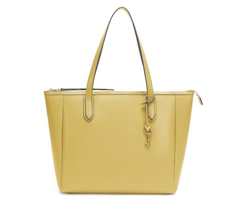 BRASS TACKS Leathercraft Damen Tote Bag Leder Handtasche für Frauen 16L Große Kapazität Reise Geldbörsen Damen Schultertaschen Senfgelb, senfgelb, Large