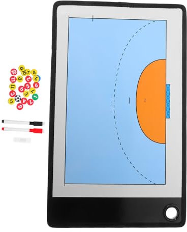 Alasum Tragbare Magnetische Whiteboard Handball Trainertafel aus PVC Beschreibbar und Trocken Abwischbar für Coaching Sitzungen Unterwegs